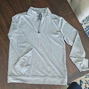 Johnnie-O Quarter Zip, Boys 12, Grey